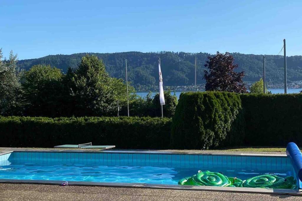 Die Seeblume - Ferienwohnung Mit Pool Und Seeblick Bodman-Ludwigshafen Ngoại thất bức ảnh
